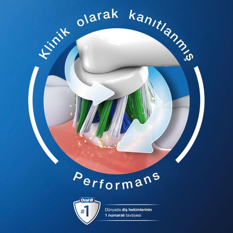 Oral-B Cross Action Clean Maximizer 8’li Diş Fırçası Yedek Başlığı EB50 - 6