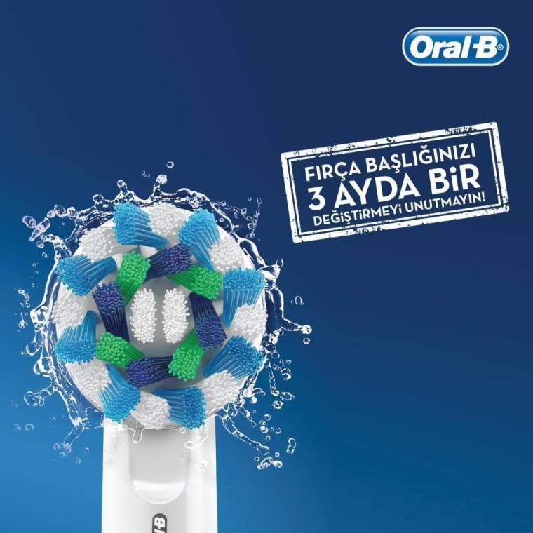Oral-B D100 Vitality Cross Action Şarjlı Diş Fırçası - Beyaz - 10