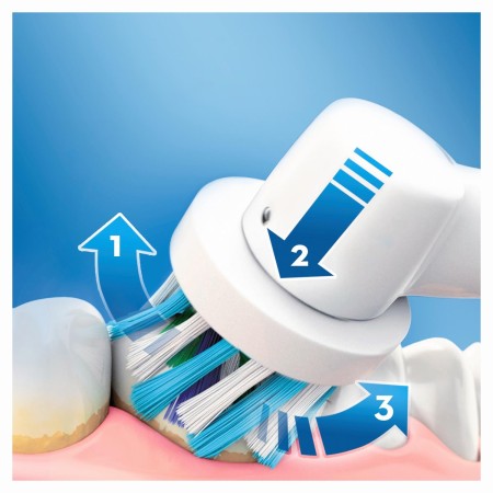 Oral-B D100 Vitality Cross Action Şarjlı Diş Fırçası - Siyah - 3