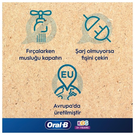 Oral-B D100 Vitality Frozen Özel Seri Çocuklar İçin Şarj Edilebilir Diş Fırçası - 8