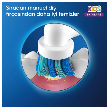 Oral-B D100 Vitality Lightyear Özel Seri Çocuklar İçin Ekstra Yumuşak Şarj Edilebilir Diş Fırçası - Thumbnail