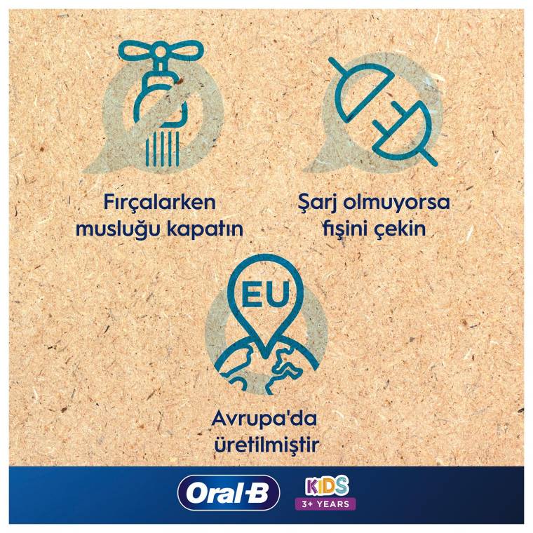 Oral-B D100 Vitality Lightyear Özel Seri Çocuklar İçin Ekstra Yumuşak Şarj Edilebilir Diş Fırçası + Seyahat Kabı - 7