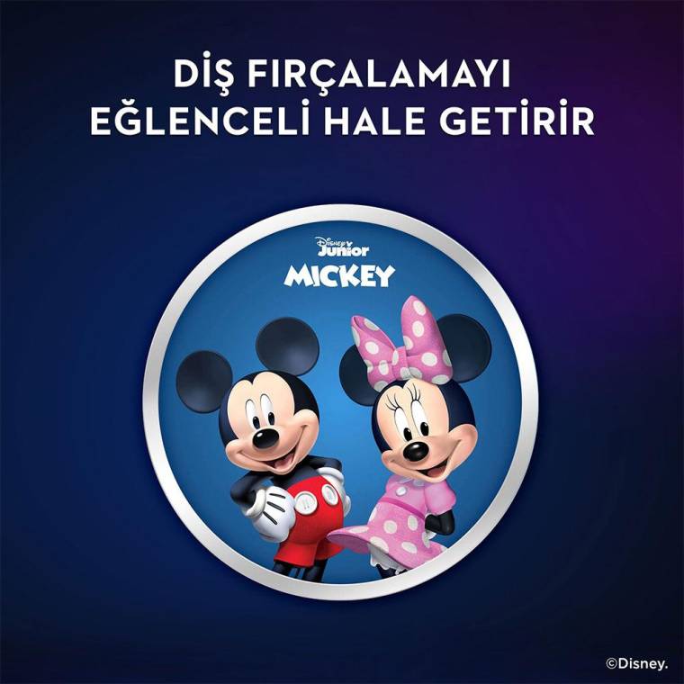 Oral-B D100 Vitality Mickey & Friends Özel Seri Çocuklar İçin Şarj Edilebilir Diş Fırçası - 5