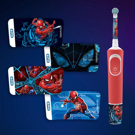 Oral-B D100 Vitality Spiderman Özel Seri Çocuklar İçin Şarj Edilebilir Diş Fırçası - Thumbnail