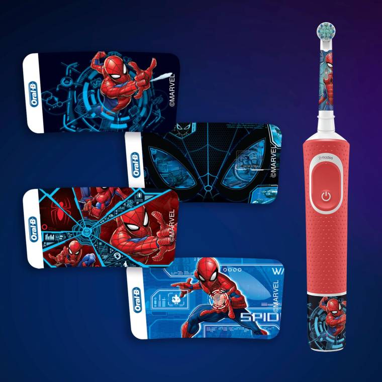Oral-B D100 Vitality Spiderman Özel Seri Çocuklar İçin Şarj Edilebilir Diş Fırçası - 4