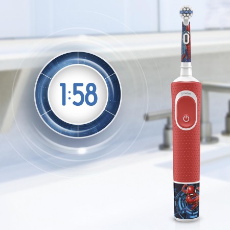 Oral-B D100 Vitality Spiderman Özel Seri Çocuklar İçin Şarj Edilebilir Diş Fırçası - 3