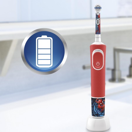 Oral-B D100 Vitality Spiderman Özel Seri Çocuklar İçin Şarj Edilebilir Diş Fırçası - 5