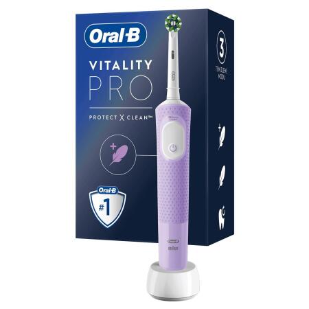 Oral-B D103 Vitality Pro Cross Action Şarjlı Diş Fırçası - Lila - 9