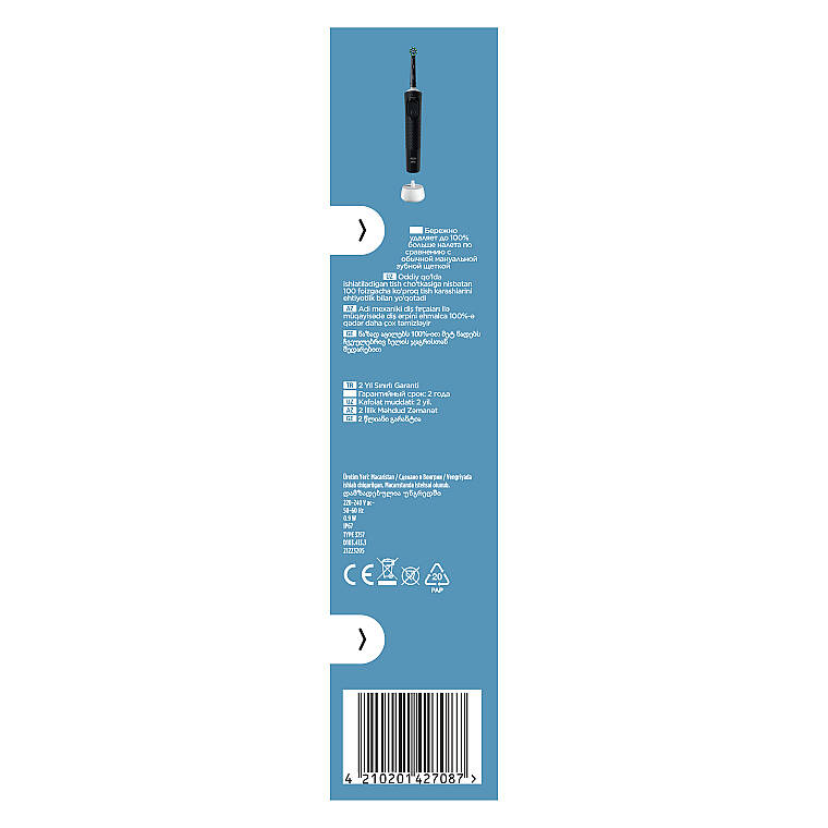 Oral-B D103 Vitality Pro Cross Action Şarjlı Diş Fırçası - Siyah - 10