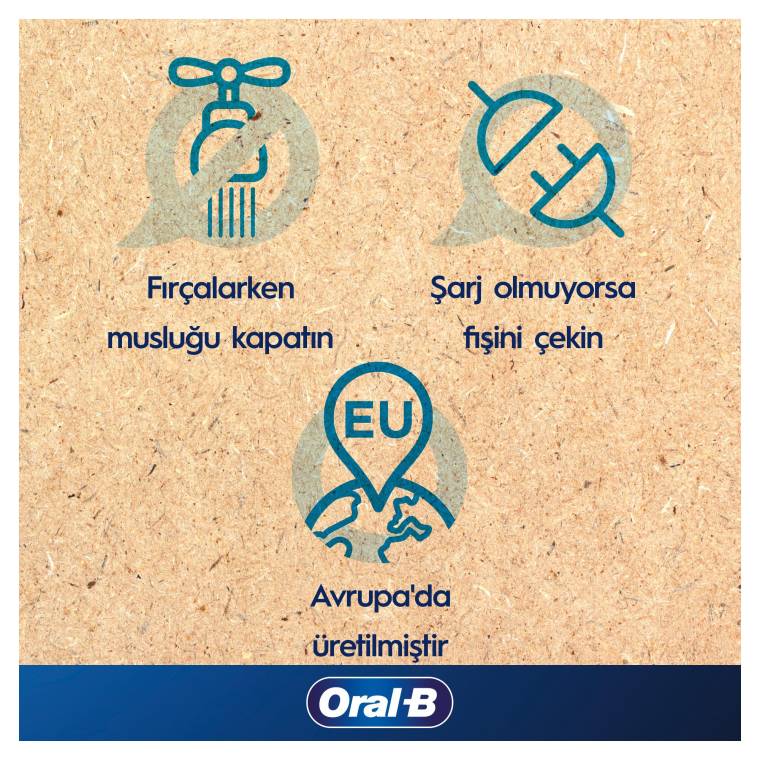 Oral-B D103 Vitality Pro Protect x Clean Şarjlı Diş Fırçası - Siyah - 5