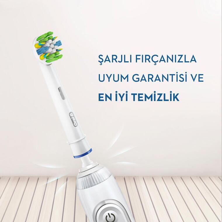 Oral-B Floss Action 2'li Diş Fırçası Yedek Başlığı EB25 - 4
