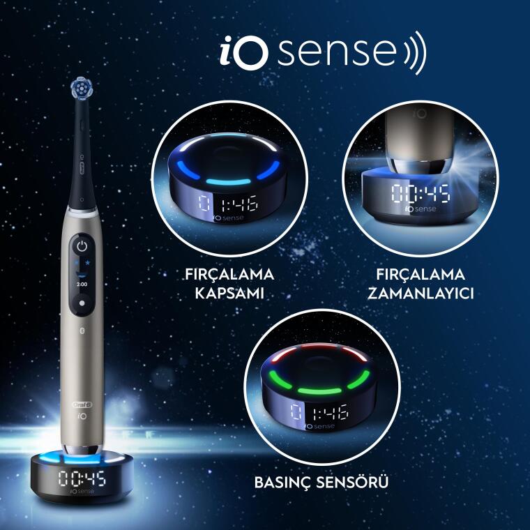 Oral-B iO 10 Şarjlı Diş Fırçası - Gold - 3