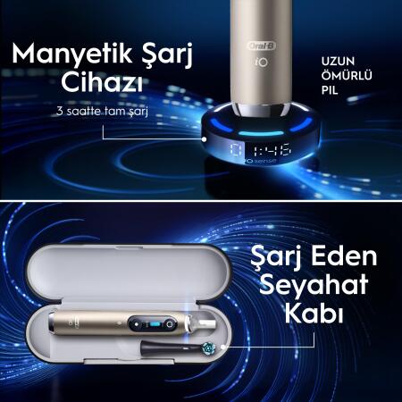 Oral-B iO 10 Şarjlı Diş Fırçası - Gold - 5