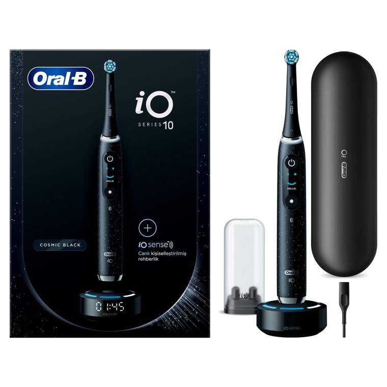 Oral-B iO 10 Şarjlı Diş Fırçası - Kozmik Siyah - 4