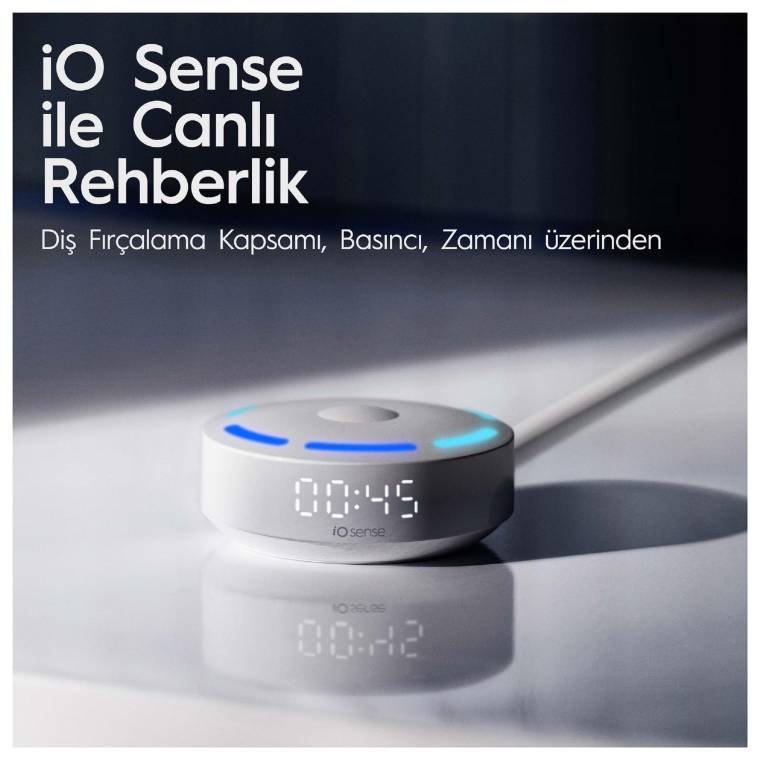 Oral-B iO10 Stardust White Şarjlı/Elektrikli Diş Fırçası, 1 Fırça Başlığı, Hızlı Manyetik Şarj Cihazı, Uzun Ömürlü Pil, Şarj Eden Seyahat Kabı - 6