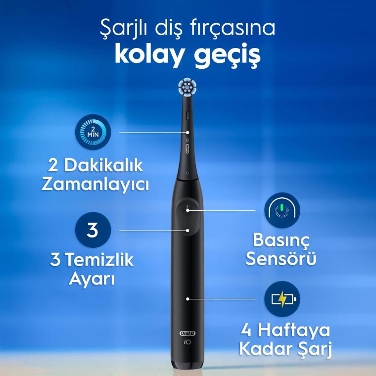 Oral-B iO 2 Şarjlı Diş Fırçası Seti 2'li - Holiday Edition - 3