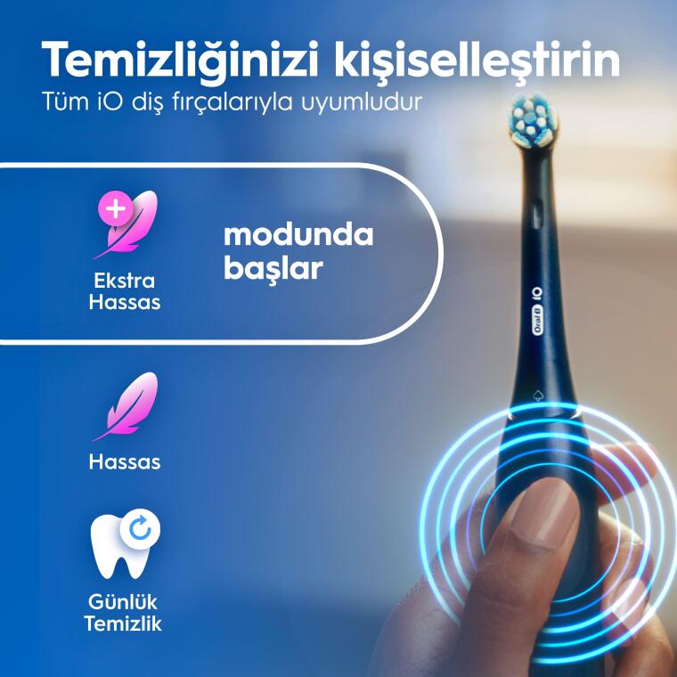 Oral-B iO 2 Şarjlı Diş Fırçası Seti 2'li - Holiday Edition - 6