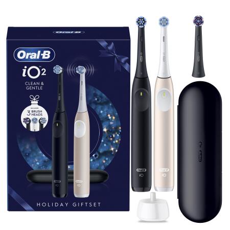 Oral-B iO 2 Şarjlı Diş Fırçası Seti 2'li - Holiday Edition - 1