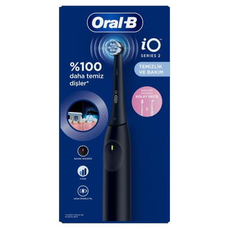 Oral-B iO 2 Şarjlı Diş Fırçası - Siyah - 3