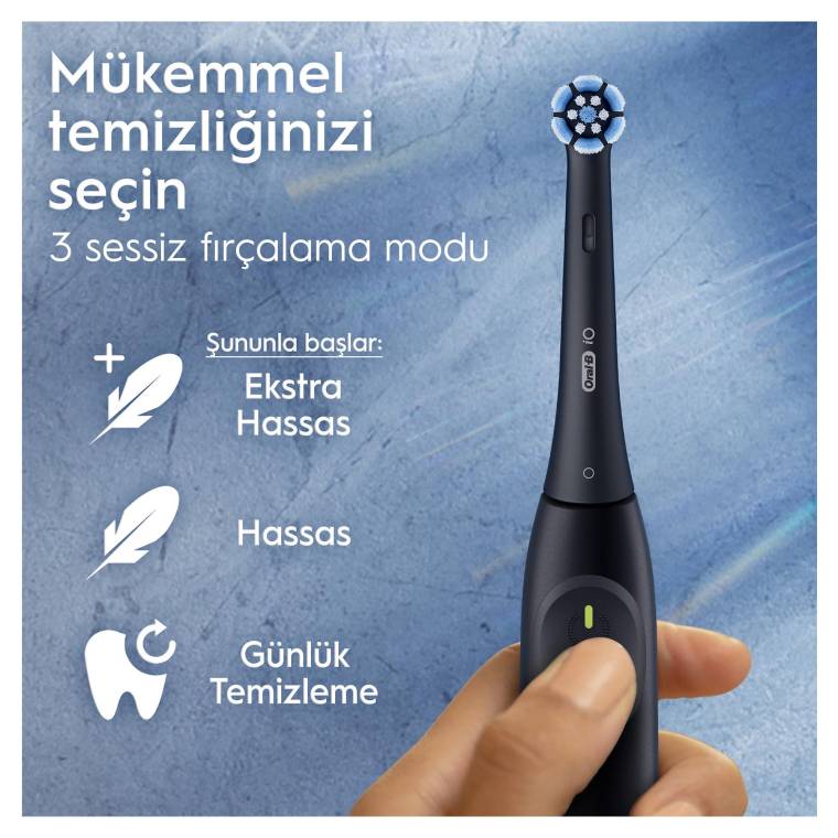 Oral-B iO 2 Şarjlı Diş Fırçası - Siyah - 6