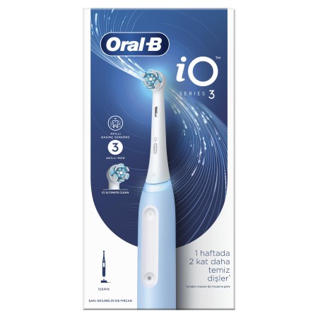 Oral-B iO 3 Şarjlı Diş Fırçası - Mavi - Thumbnail