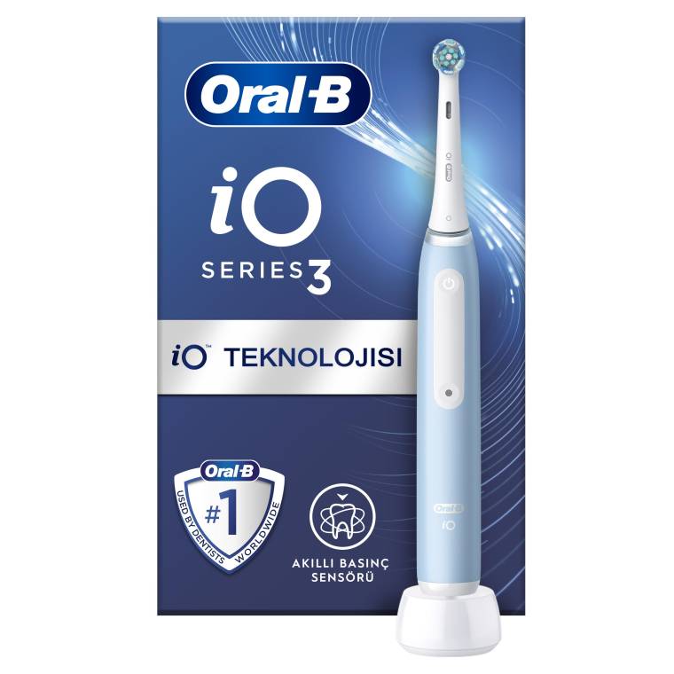 Oral-B iO 3 Şarjlı Diş Fırçası - Mavi - 1