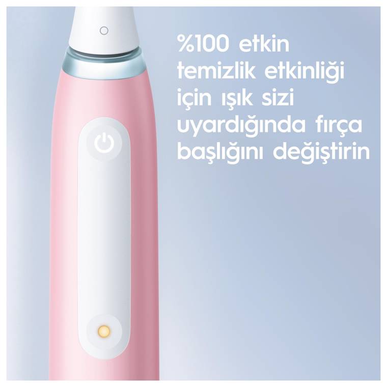 Oral-B iO 3 Şarjlı Diş Fırçası - Pembe - 4