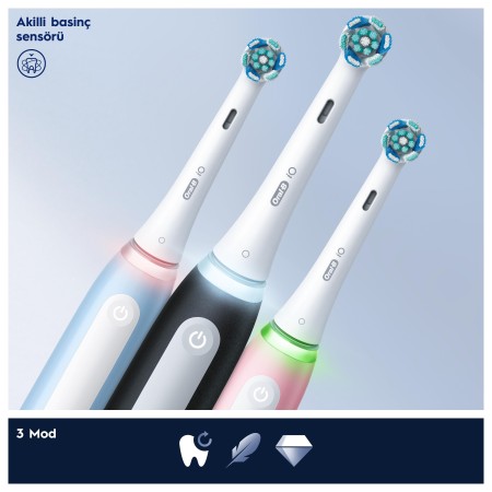 Oral-B iO 3 Şarjlı Diş Fırçası - Pembe - 5
