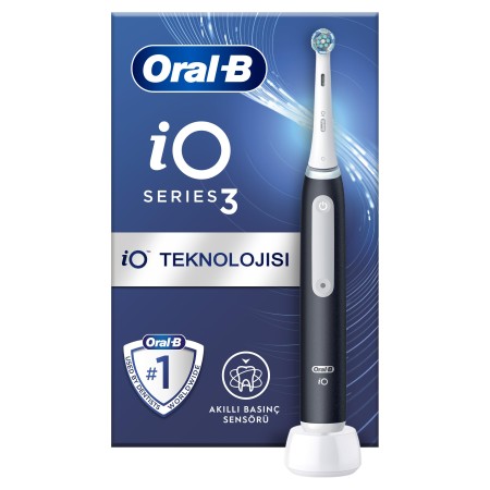 Oral-B - Oral-B iO 3 Şarjlı Diş Fırçası - Siyah