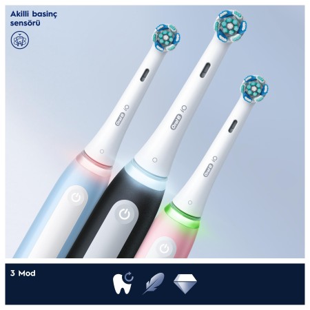 Oral-B iO 3 Şarjlı Diş Fırçası - Siyah - Thumbnail