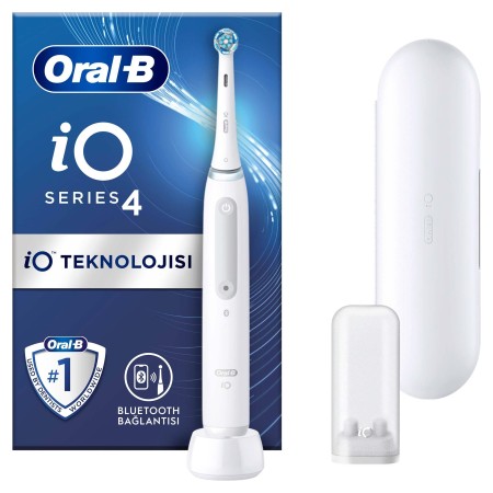 Oral-B - Oral-B iO 4 Şarjlı Diş Fırçası - Beyaz