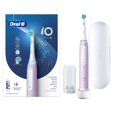 Oral-B iO 4 Şarjlı Diş Fırçası - Eflatun - Thumbnail