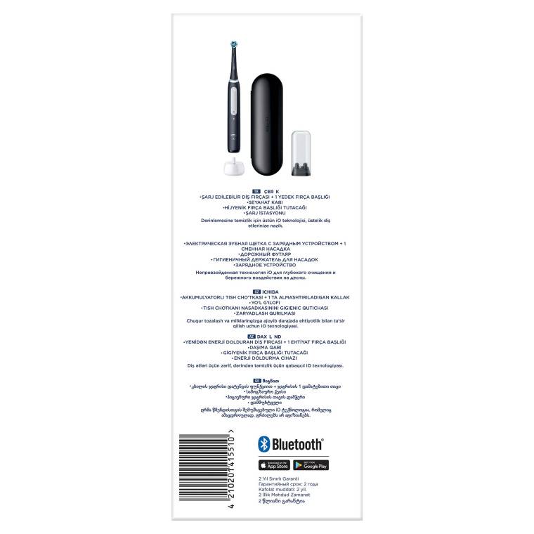 Oral-B iO 4 Şarjlı Diş Fırçası - Mat Siyah - 11
