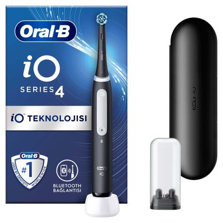 Oral-B iO 4 Şarjlı Diş Fırçası - Mat Siyah - 1