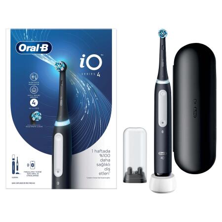 Oral-B iO 4 Şarjlı Diş Fırçası - Mat Siyah - 2