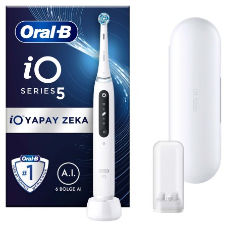 Oral-B - Oral-B iO 5 Şarjlı Diş Fırçası - Beyaz