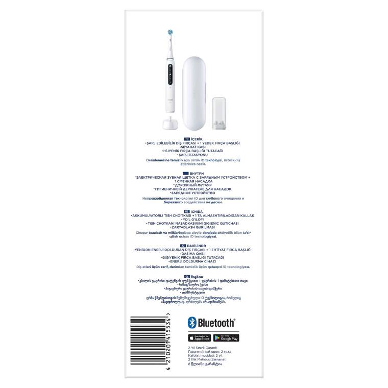 Oral-B iO 5 Şarjlı Diş Fırçası - Beyaz - 11