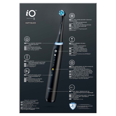 Oral-B iO 5 Şarjlı Diş Fırçası - Mat Siyah - 11