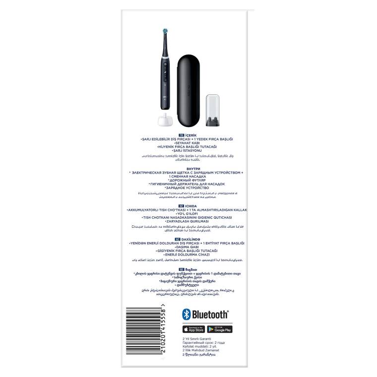 Oral-B iO 5 Şarjlı Diş Fırçası - Mat Siyah - 12