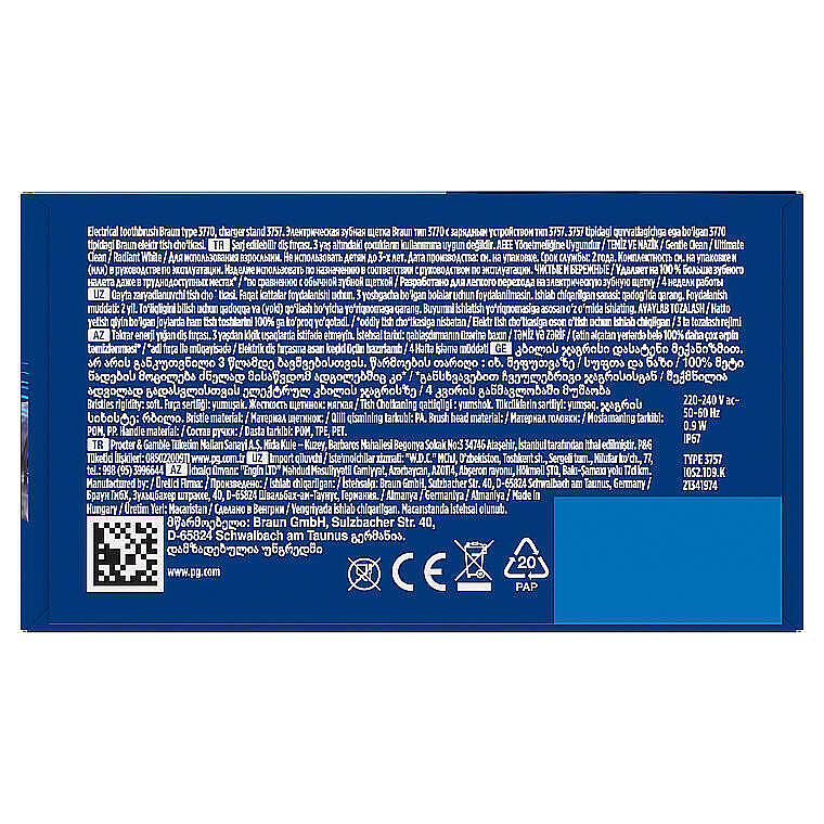 Oral-B iO5 Mat Siyah Şarjlı/Elektrikli Diş Fırçası, 1 Fırça Başlığı, Uzun Ömürlü Pil, Premium Seyahat Kabı - 12