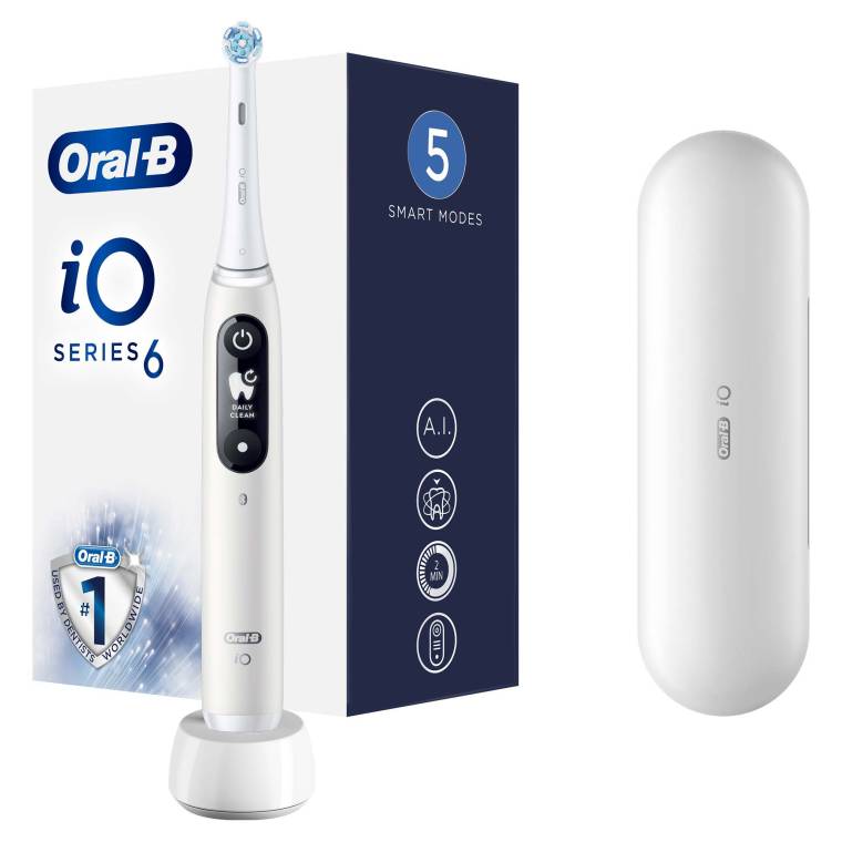 Oral-B iO 6 Şarjlı Diş Fırçası - Beyaz - 1