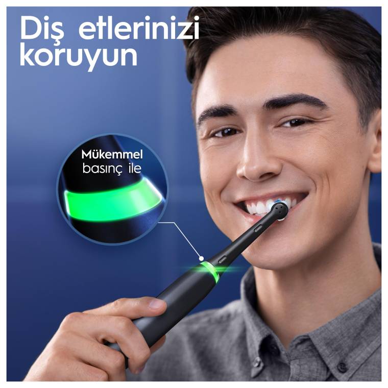 Oral-B iO 6 Smile Şarjlı Diş Fırçası - Siyah - 5