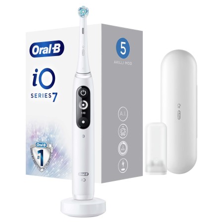 Oral-B - Oral-B iO 7 Şarjlı Diş Fırçası - Beyaz