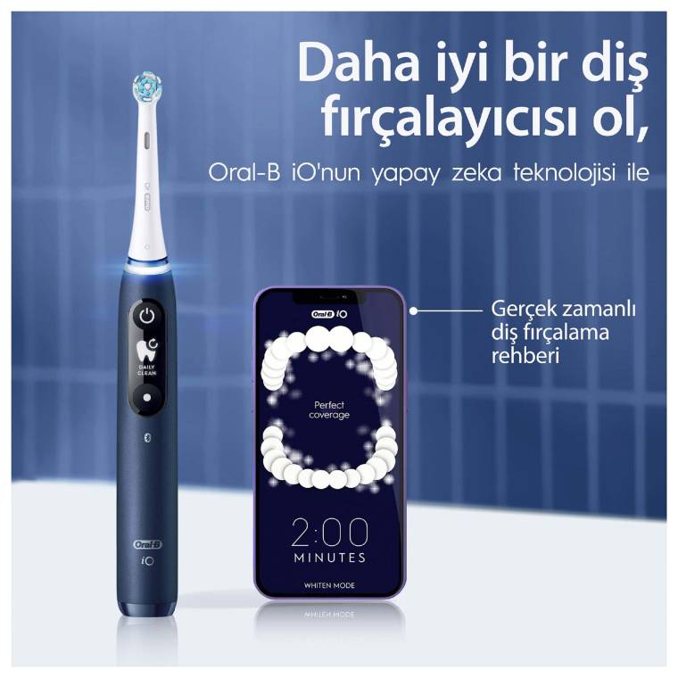 Oral-B iO 7 Şarjlı Diş Fırçası - Lacivert - 7