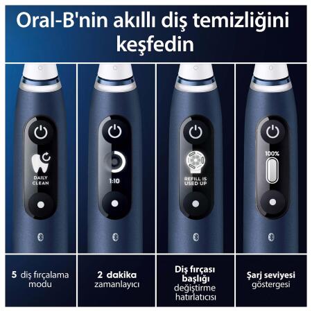 Oral-B iO 7 Şarjlı Diş Fırçası - Lacivert - 2