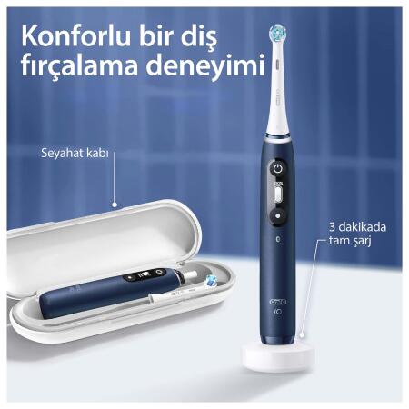 Oral-B iO 7 Şarjlı Diş Fırçası - Lacivert - 5