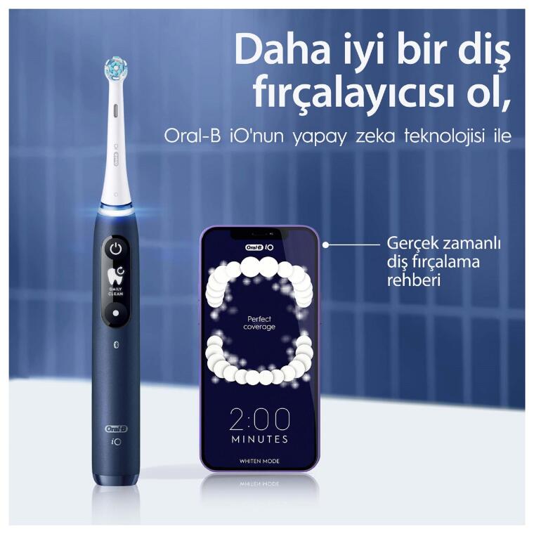 Oral-B iO 7 Şarjlı Diş Fırçası - Lacivert - 6