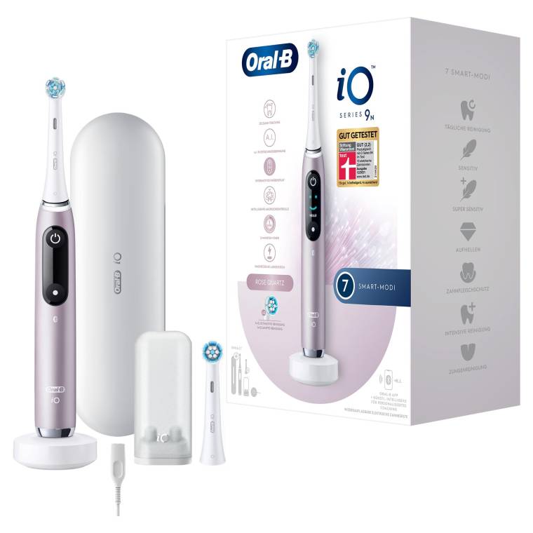 Oral-B iO 9 Şarjlı Diş Fırçası - Pembe - 1