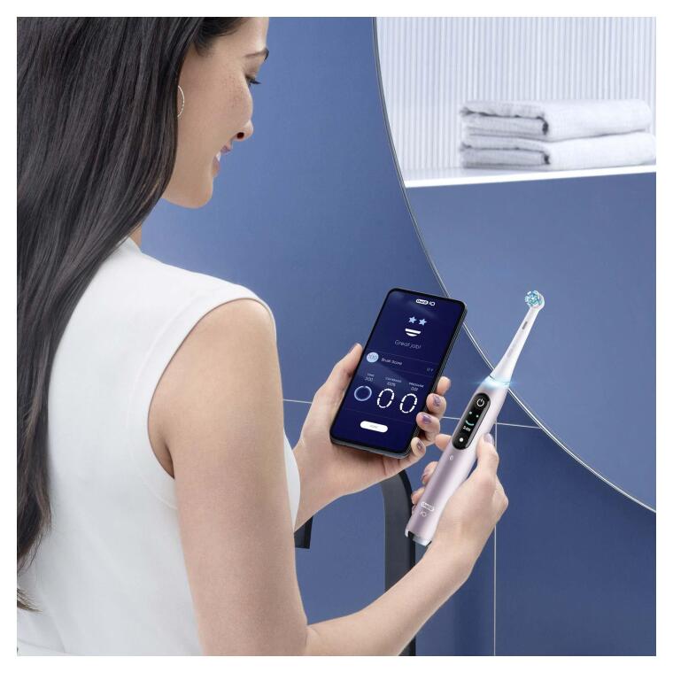Oral-B iO 9 Şarjlı Diş Fırçası - Pembe - 10