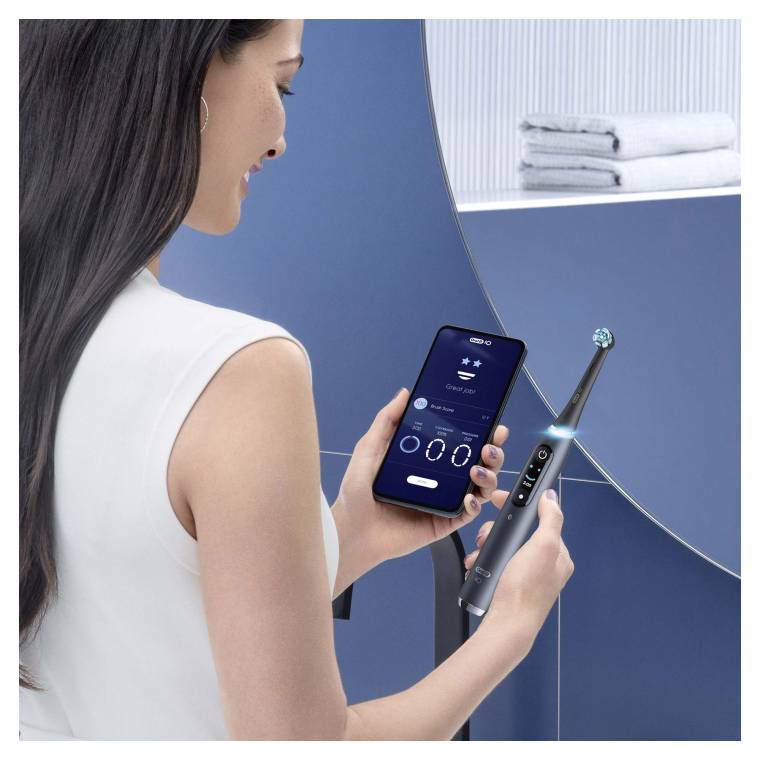 Oral-B iO 9 Şarjlı Diş Fırçası - Siyah - 12